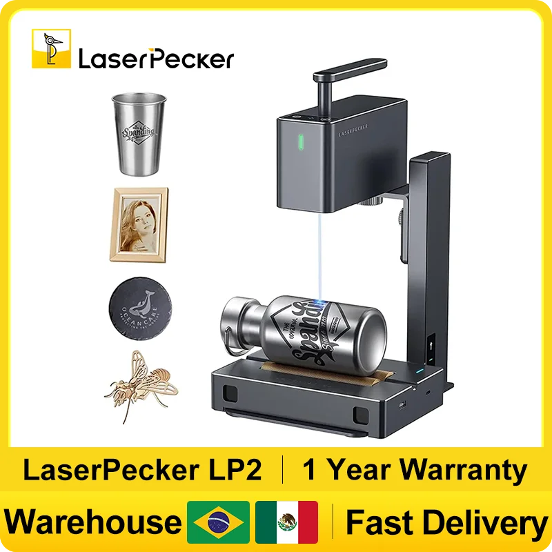 Industrial Laser Cutter - LASERPECKER Ручной лазерный гравер Портативный мощный