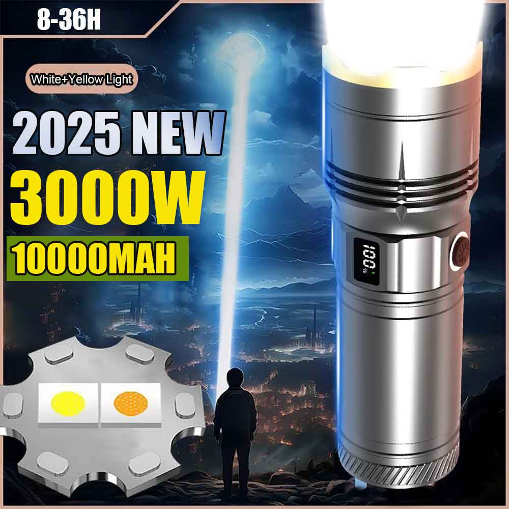 Laser Power Supply 60W - 2025 Новейший 10000 мАч Мощный белый