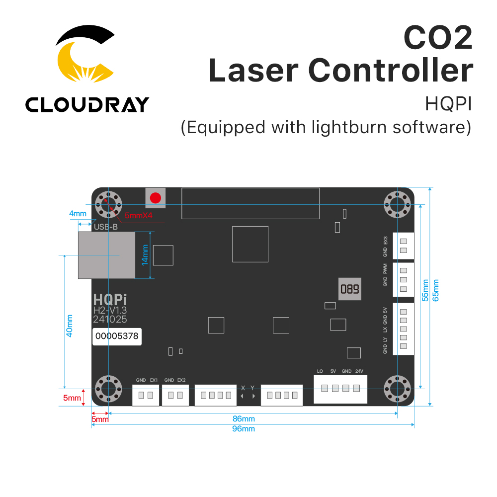 Контроллер лазера CO2 Cloudray – обзор и цена Industrial Handheld Laser Engraver