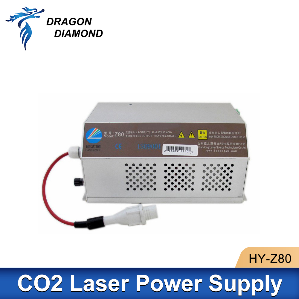 Dragon Diamond HY-Z80 Co2 лазе – обзор и цена Laser Power Supply 60W
