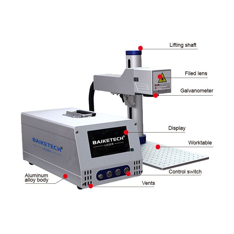 Высокоскоростной волоконный ла – обзор и цена Industrial Laser Marking Machine