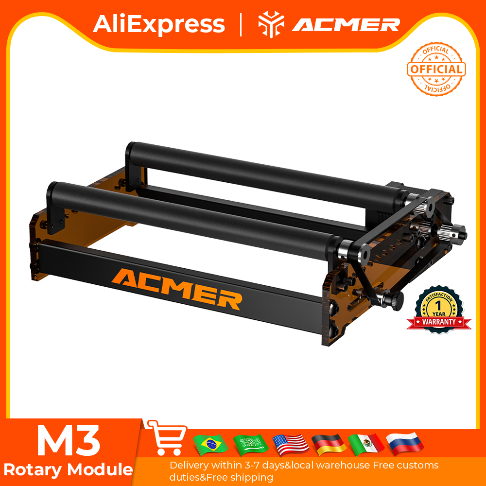 Лазерный ролик ACMER M3 на 360 – обзор и цена Industrial Laser Cutter