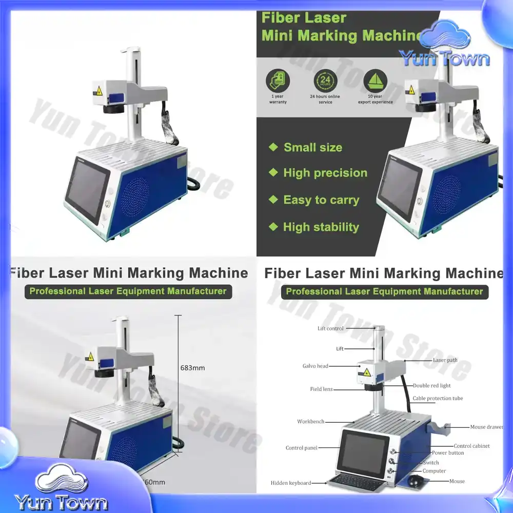 Волоконный лазерный маркиратор – обзор и цена Industrial Laser Marking Machine