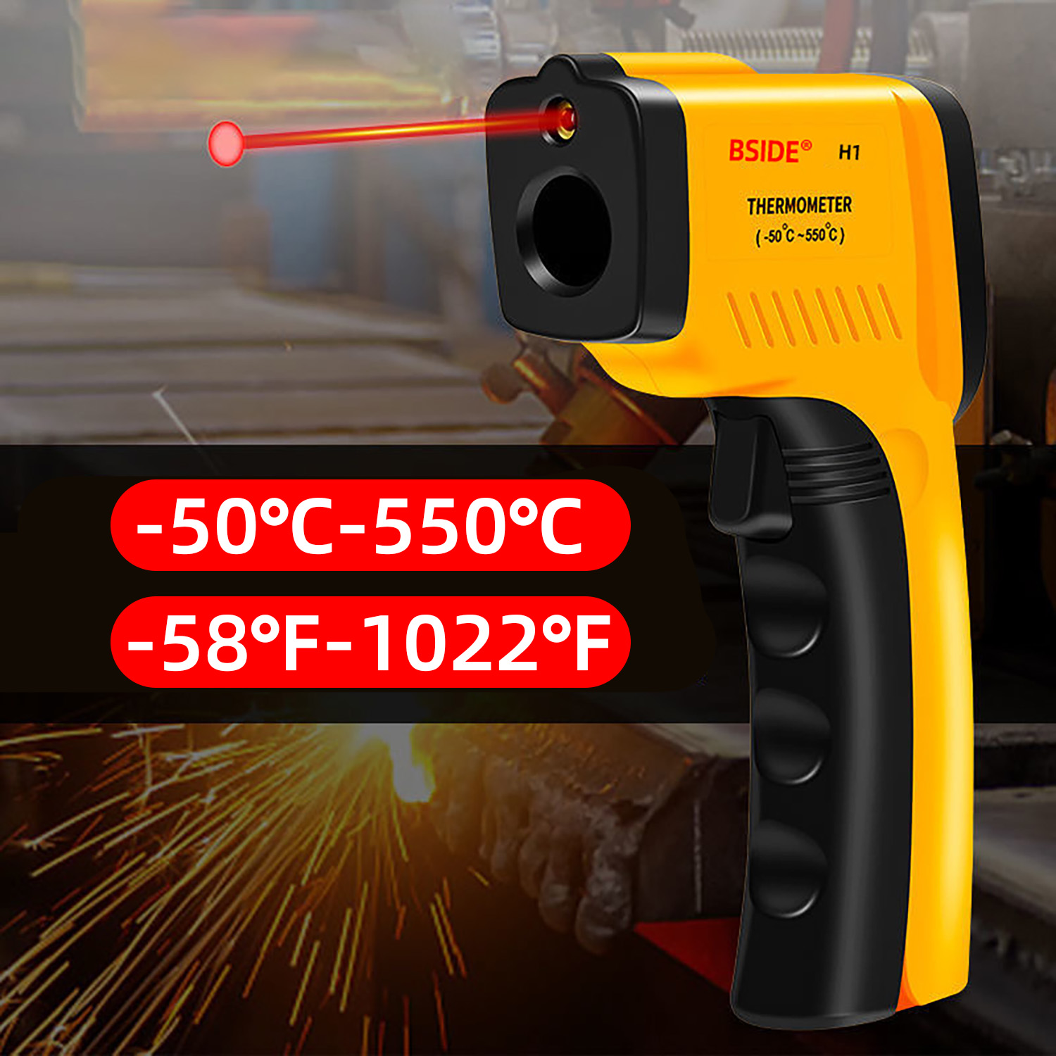 Цифровой инфракрасный термомет – обзор и цена Industrial Infrared Laser
