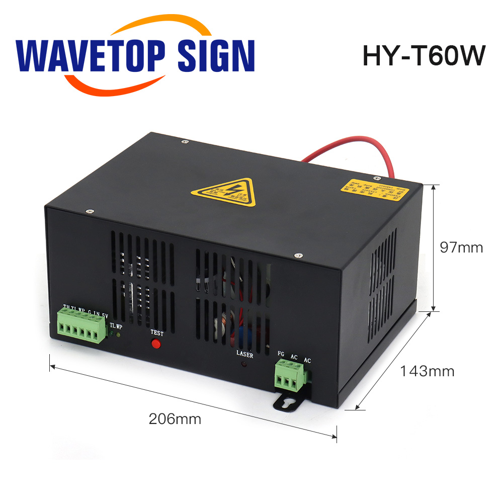 Блок питания для CO2-лазера Si – обзор и цена Laser Power Supply 60W