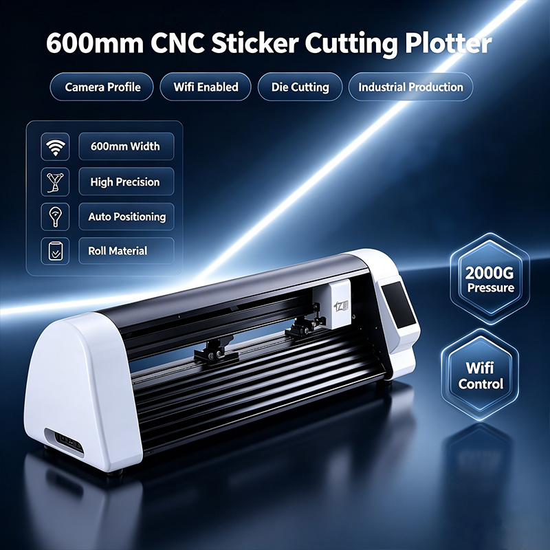 600-миллиметровый ЧПУ-плоттер  – обзор и цена Industrial Laser Cutter